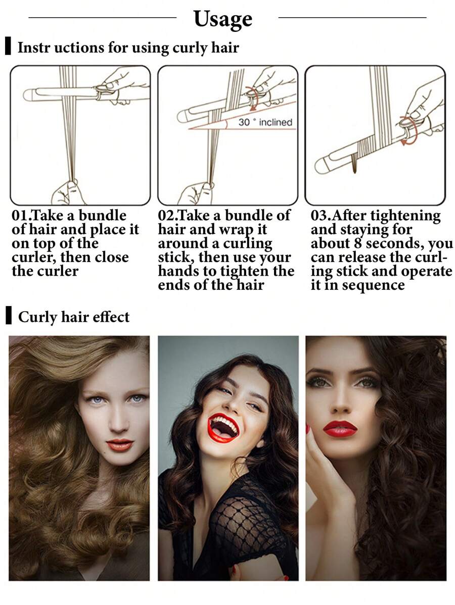 CRASTS 32mm Curling Iron