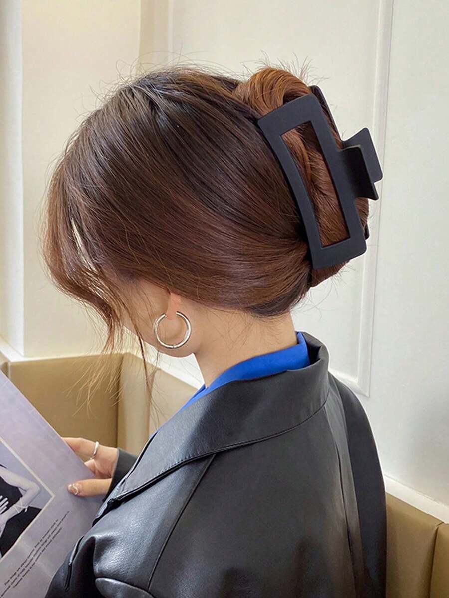 Square Plastic Hair Claw Clips