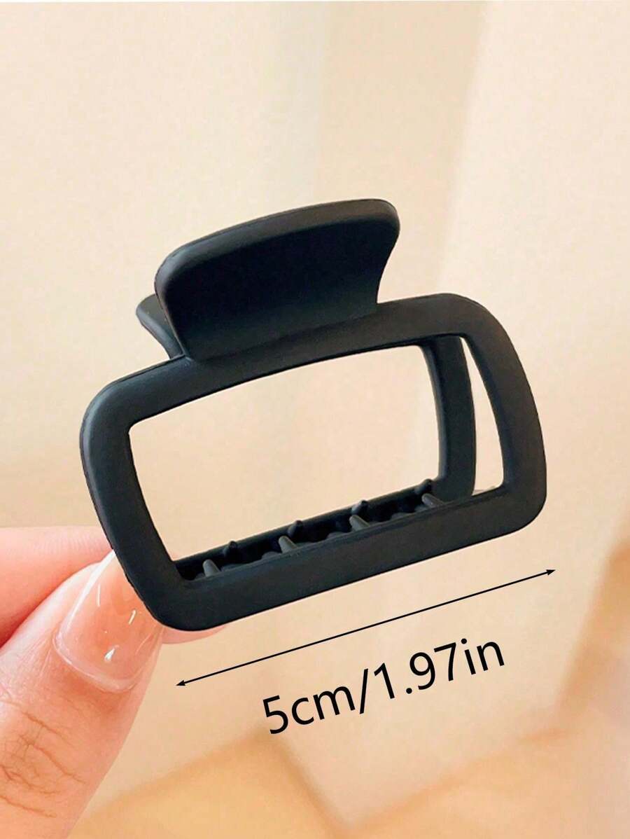 Square Plastic Hair Claw Clips
