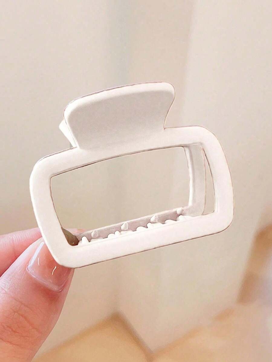 Square Plastic Hair Claw Clips