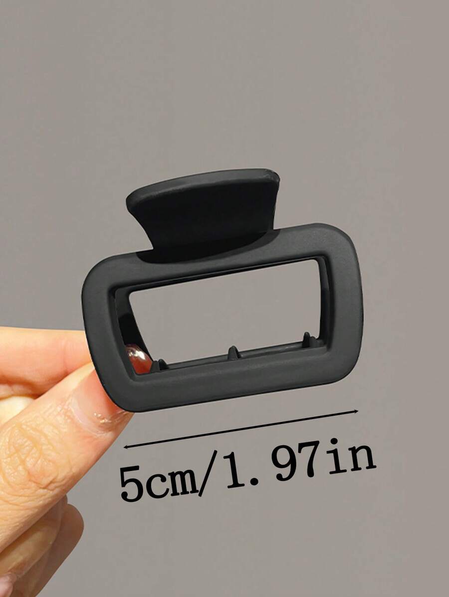 Square Plastic Hair Claw Clips