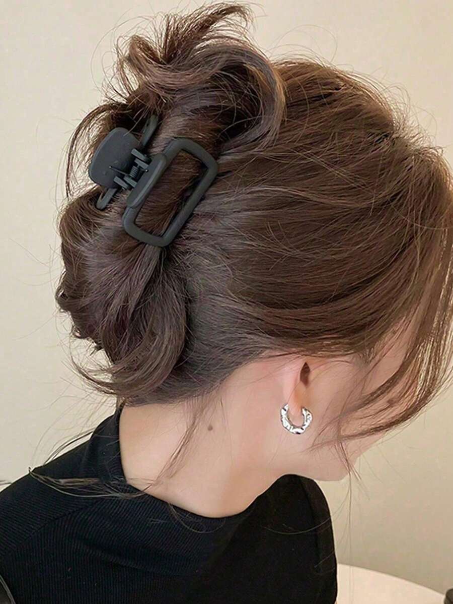 Square Plastic Hair Claw Clips