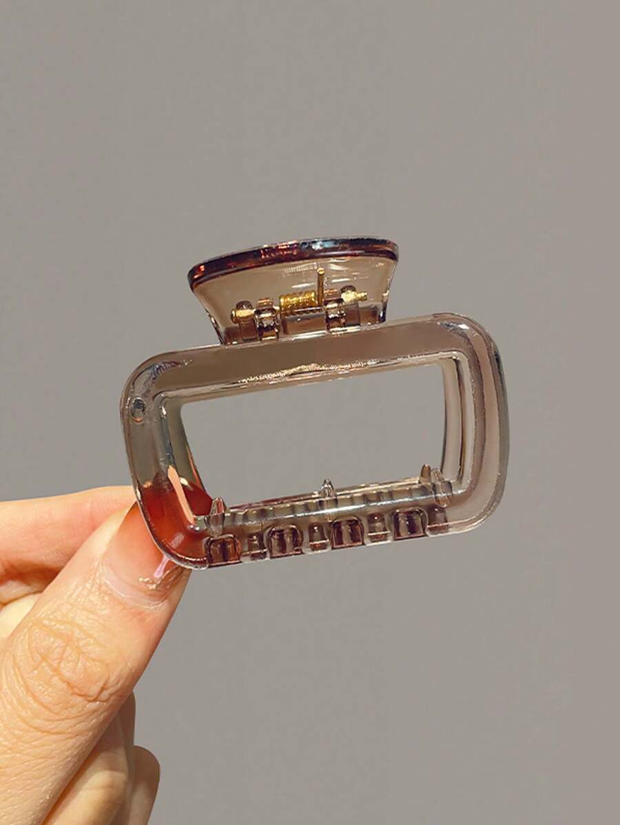 Square Plastic Hair Claw Clips