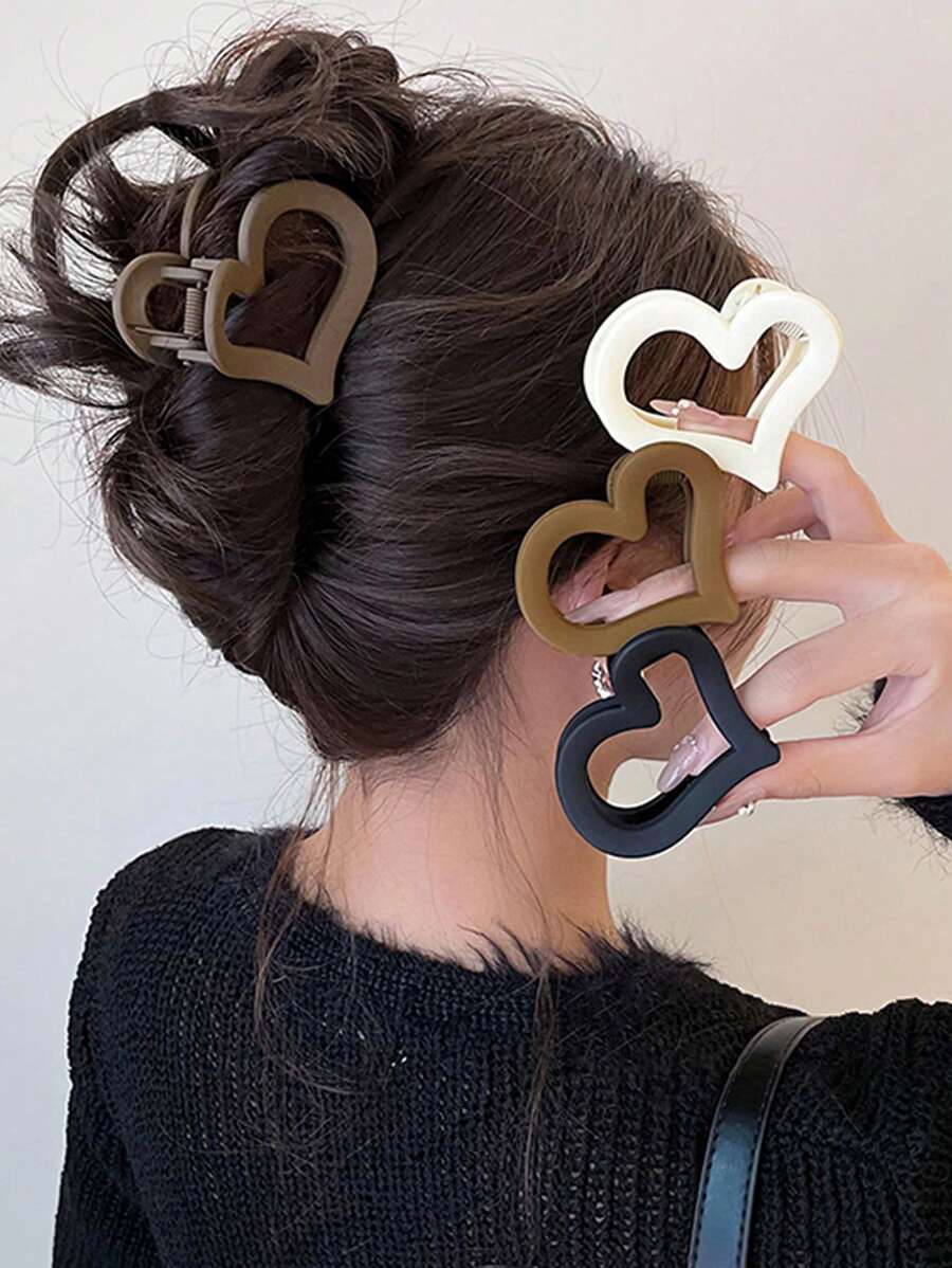 Square Plastic Hair Claw Clips