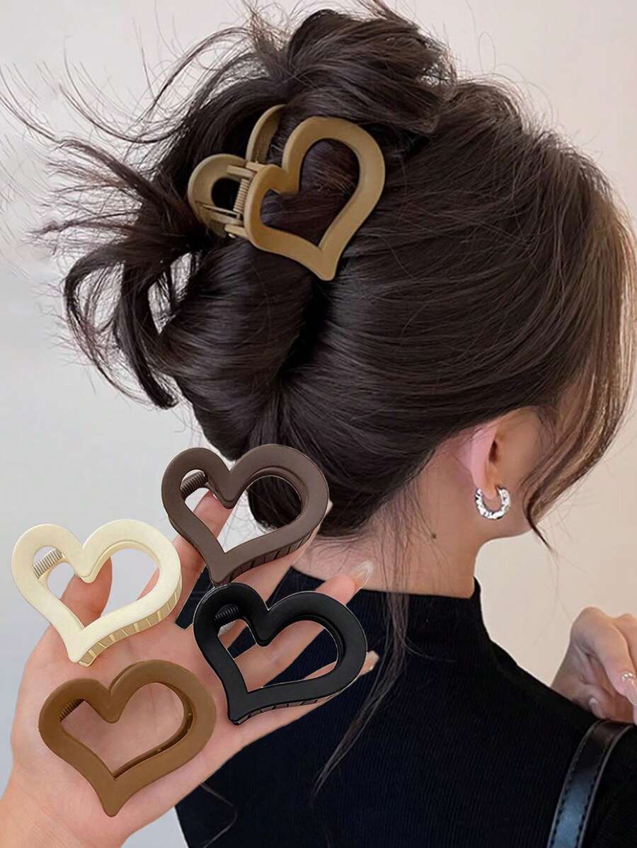 Square Plastic Hair Claw Clips