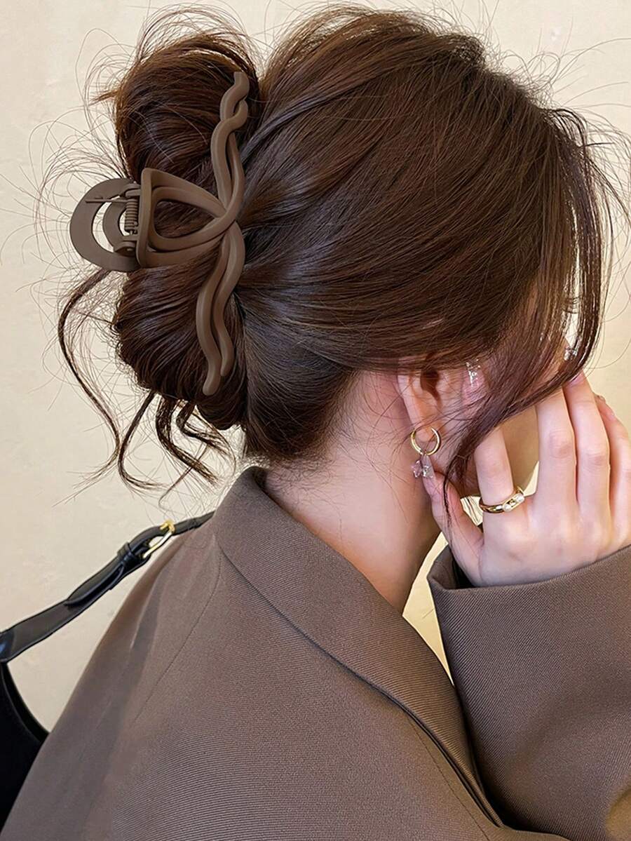 Square Plastic Hair Claw Clips