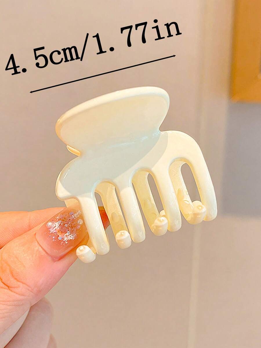 Square Plastic Hair Claw Clips