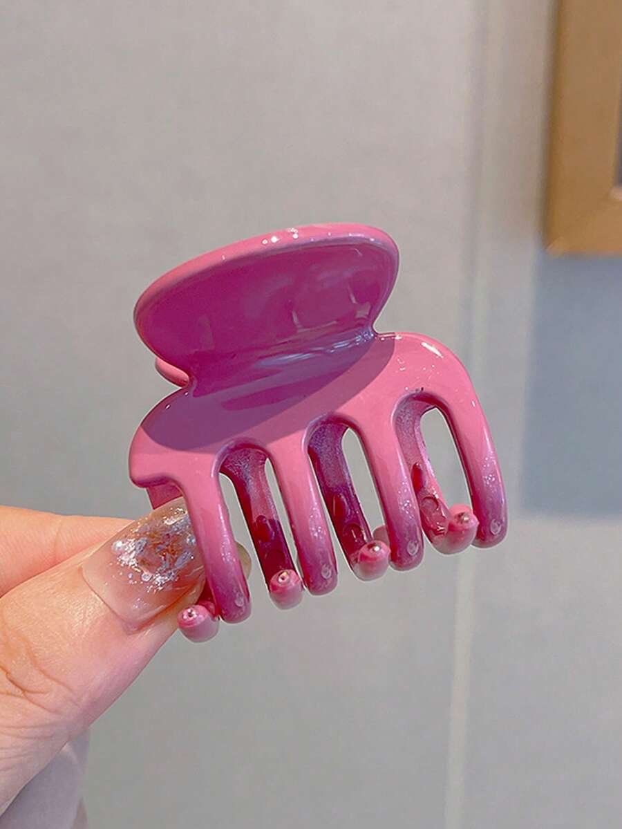 Square Plastic Hair Claw Clips