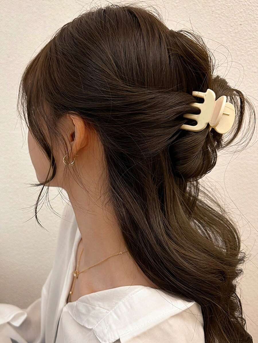 Square Plastic Hair Claw Clips