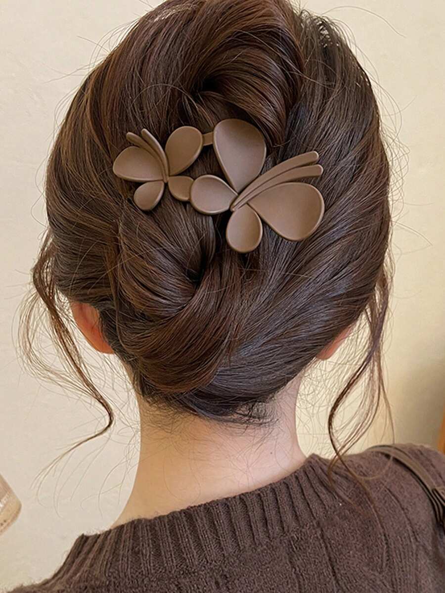 Square Plastic Hair Claw Clips