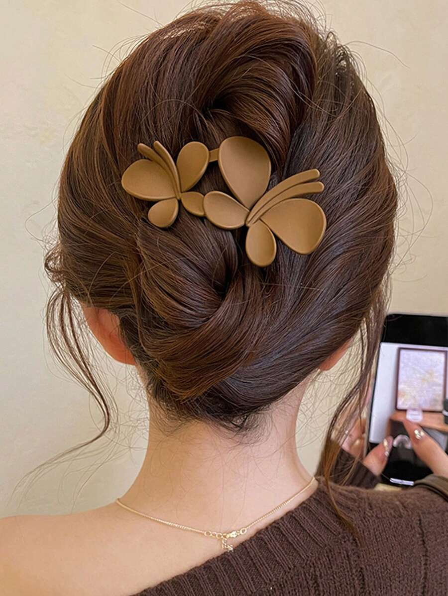 Square Plastic Hair Claw Clips