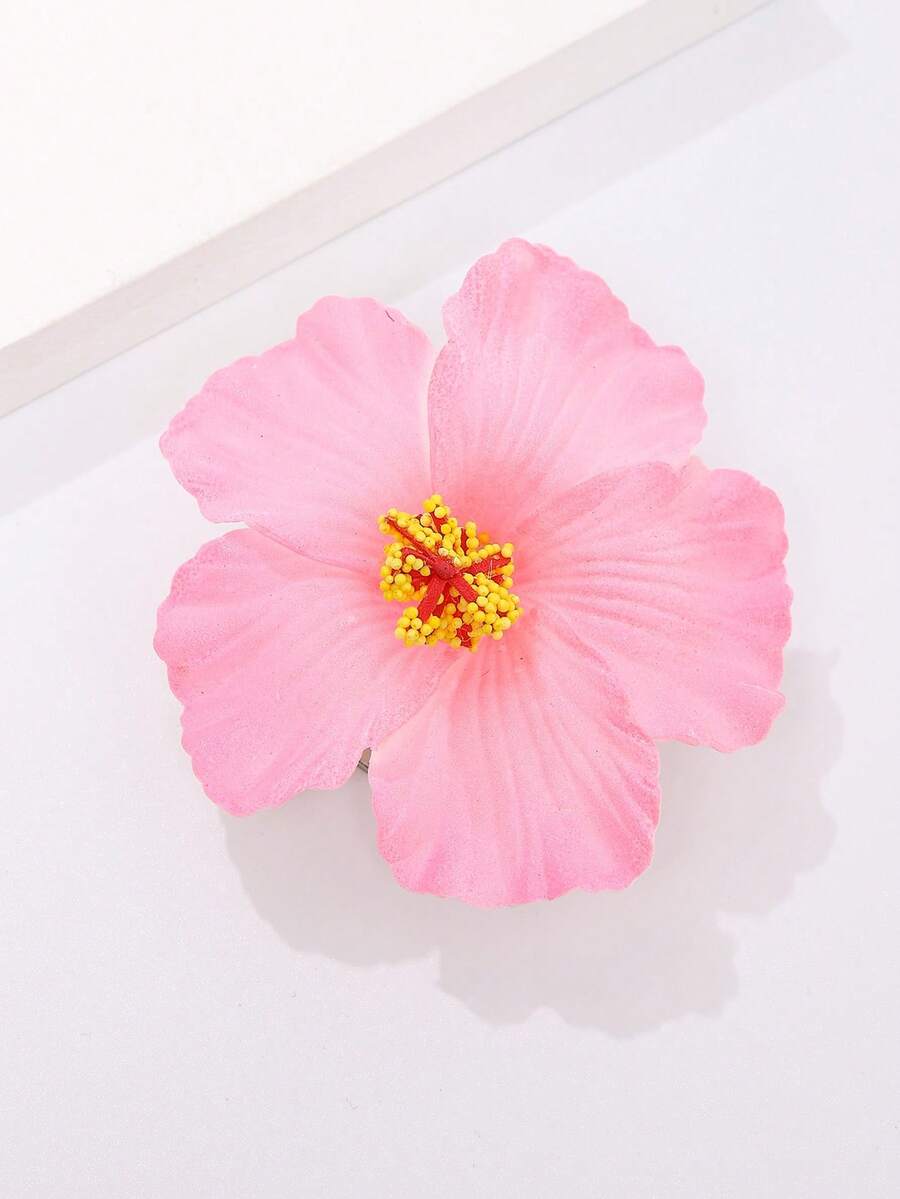 Hawaiian Hibiscus Flower Hair Clips