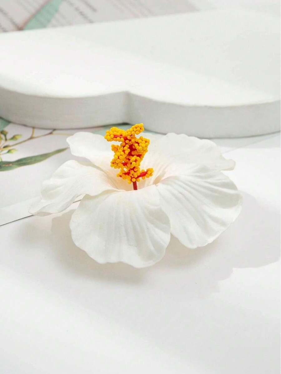 Hawaiian Hibiscus Flower Hair Clips