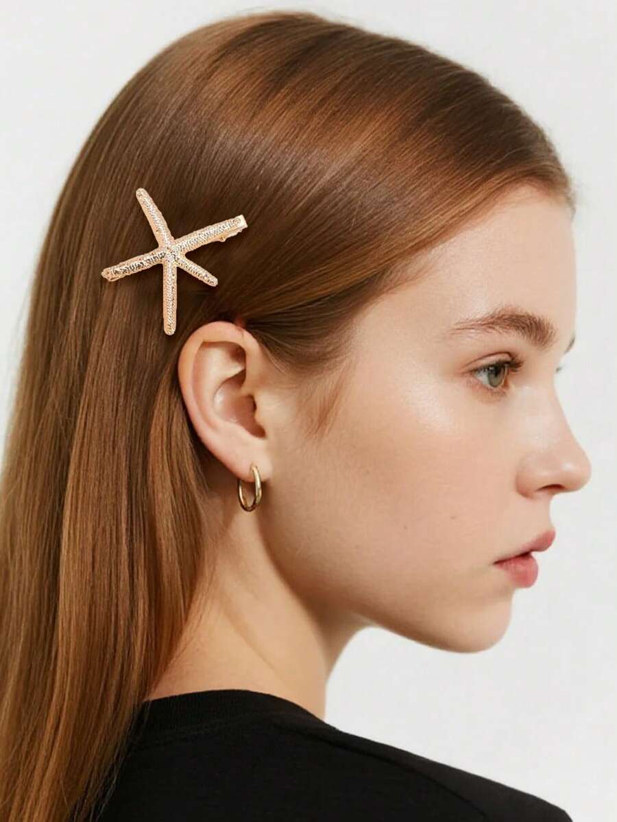 Vintage Starfish Hair Clips