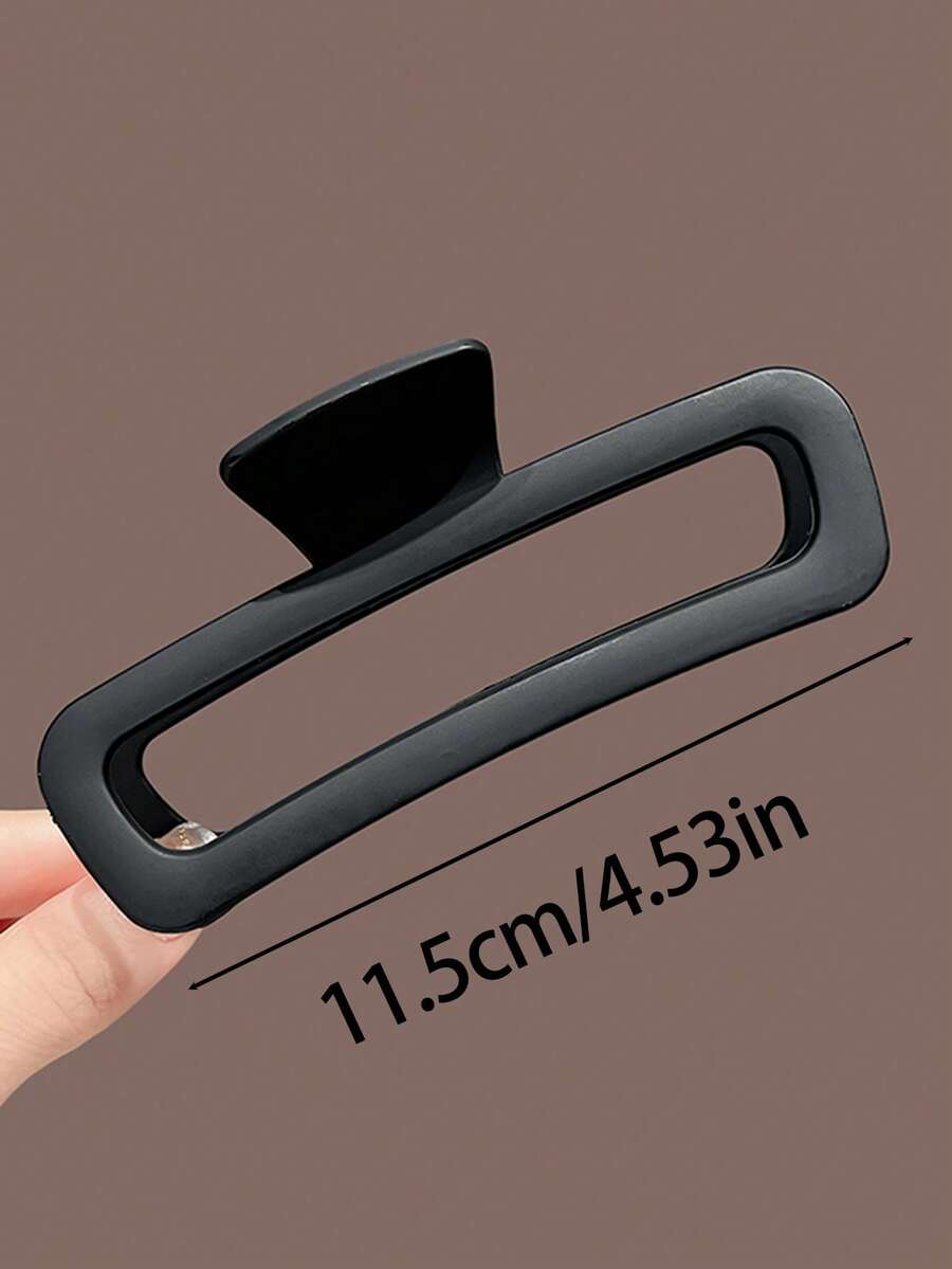 Square Plastic Hair Claw Clips