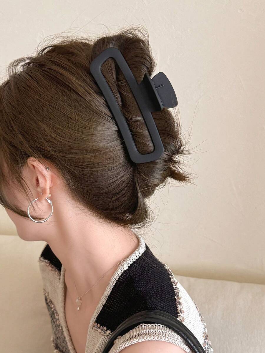 Square Plastic Hair Claw Clips