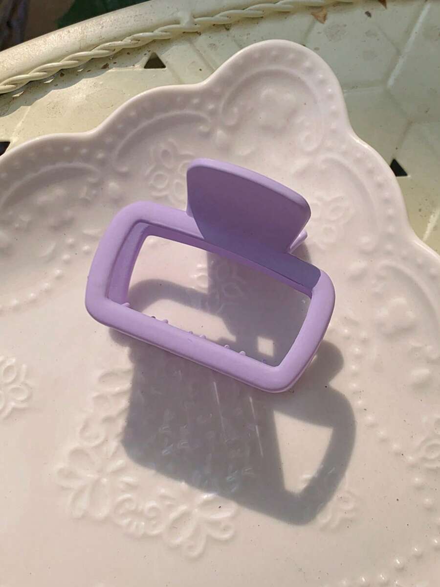 Square Plastic Hair Claw Clips
