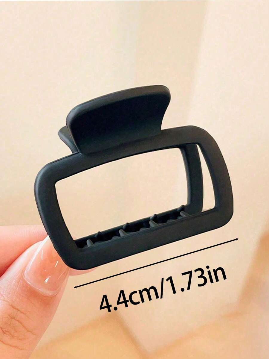Square Plastic Hair Claw Clips