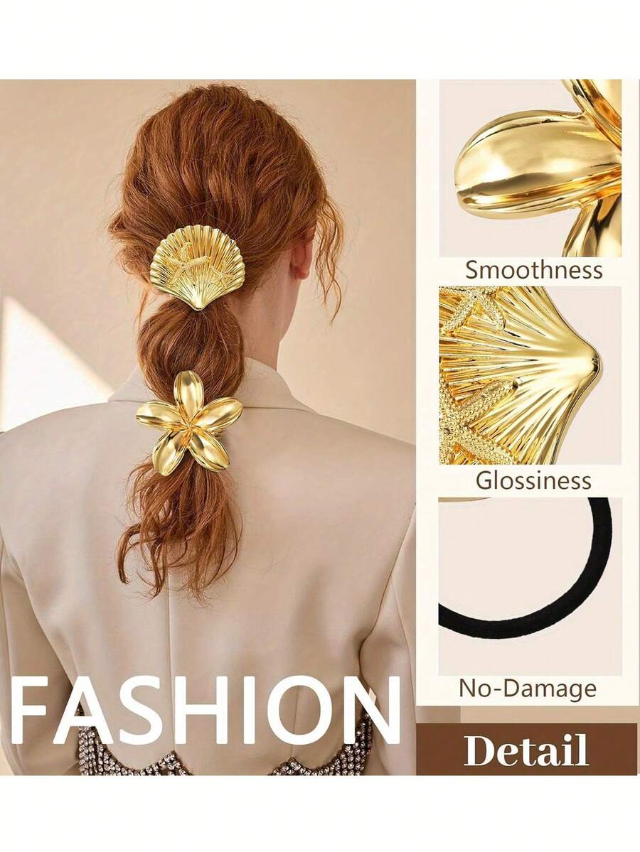 Vintage Starfish Hair Clips