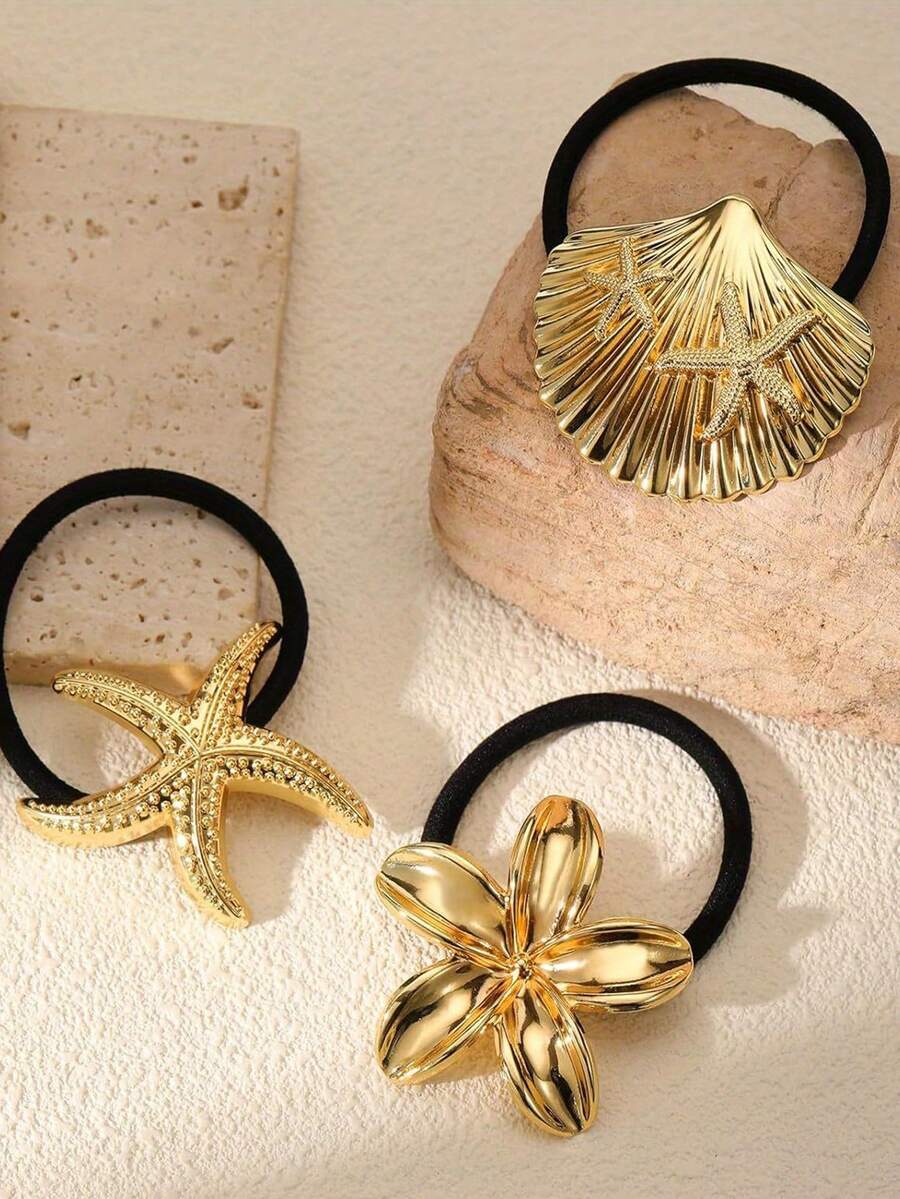 Vintage Starfish Hair Clips