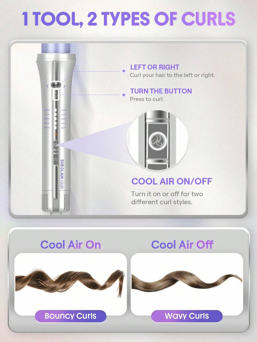 SHEGLAM Airflow Auto-Curling Styler