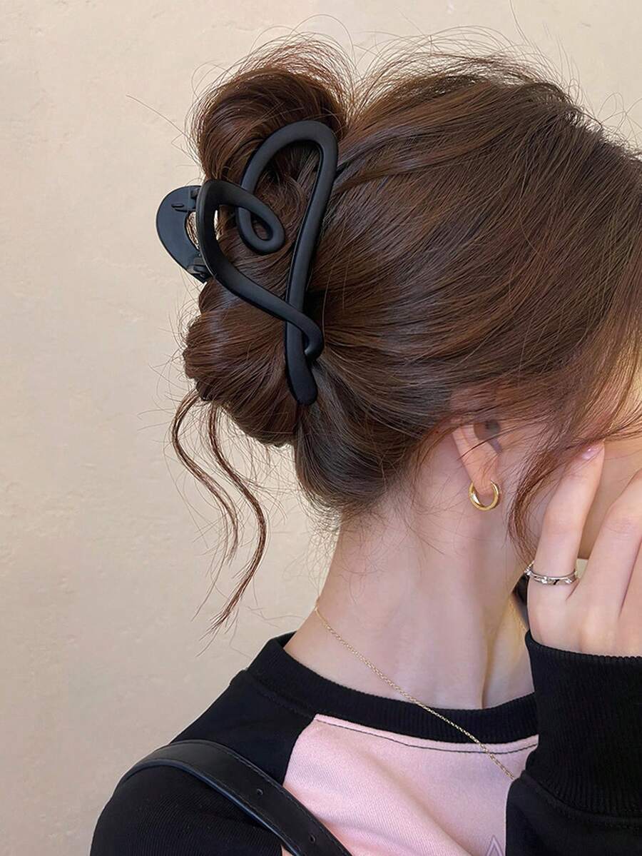 Square Plastic Hair Claw Clips
