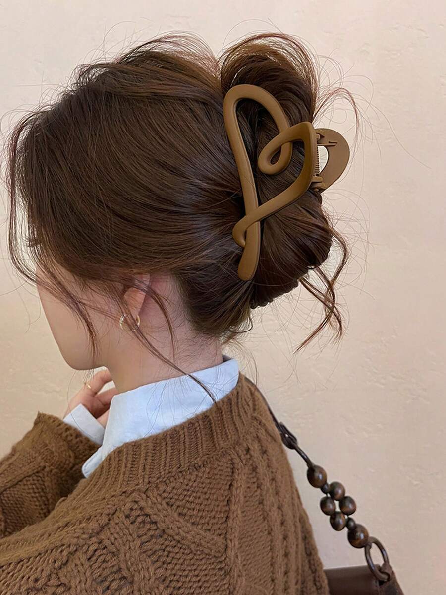 Square Plastic Hair Claw Clips