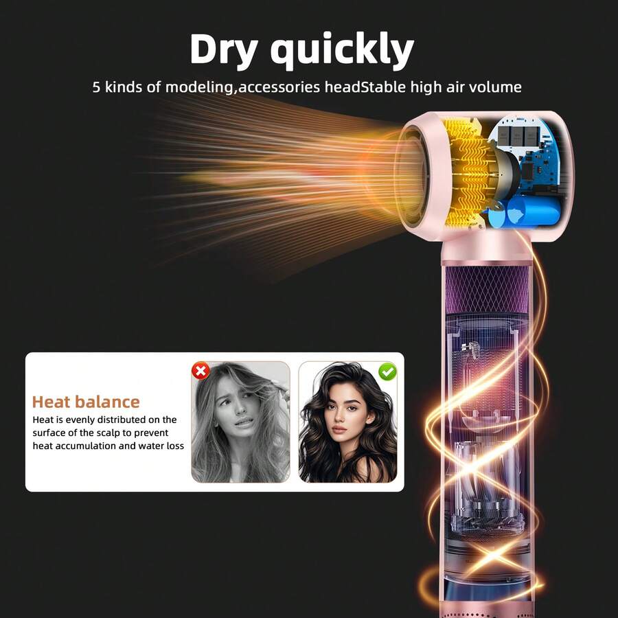 2026 6-in-1 Hot Air Curling Brush