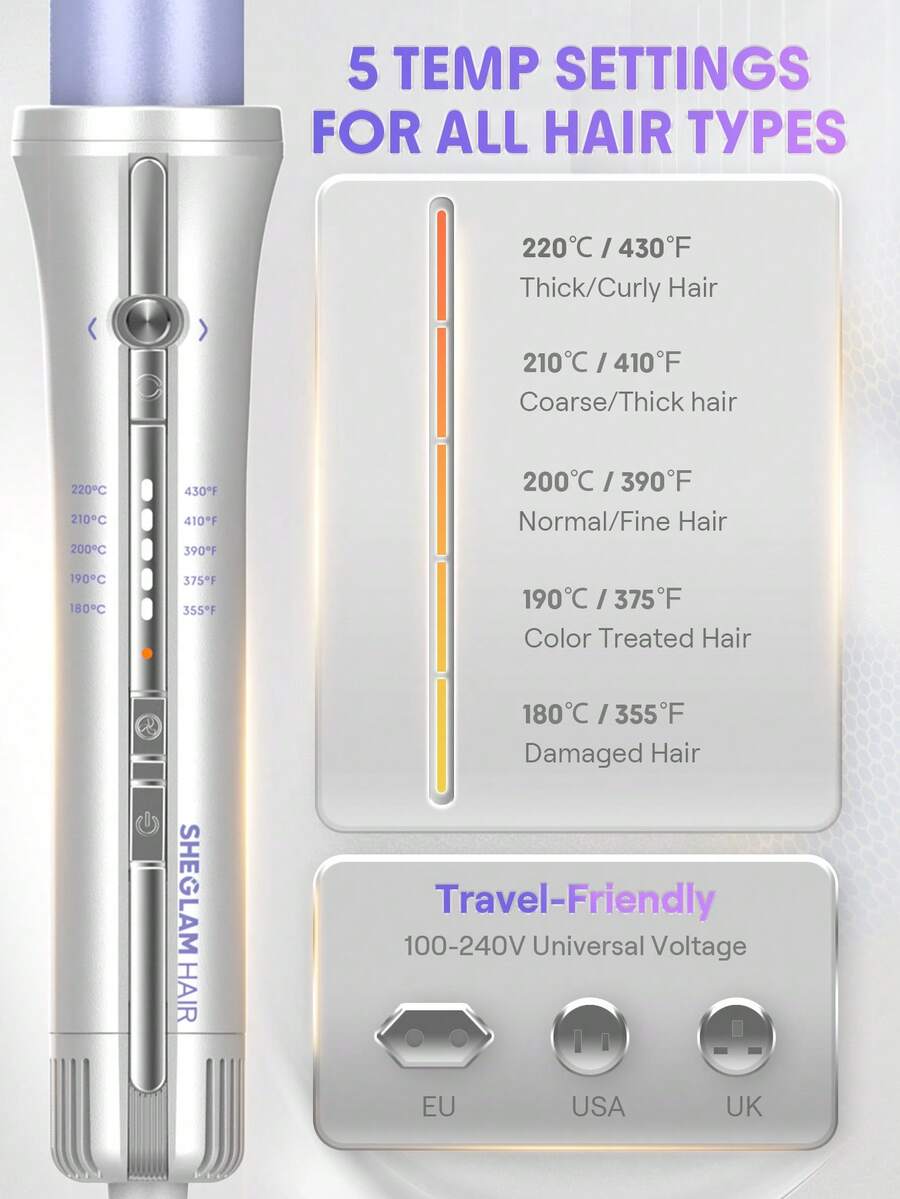 SHEGLAM Airflow Auto-Curling Styler