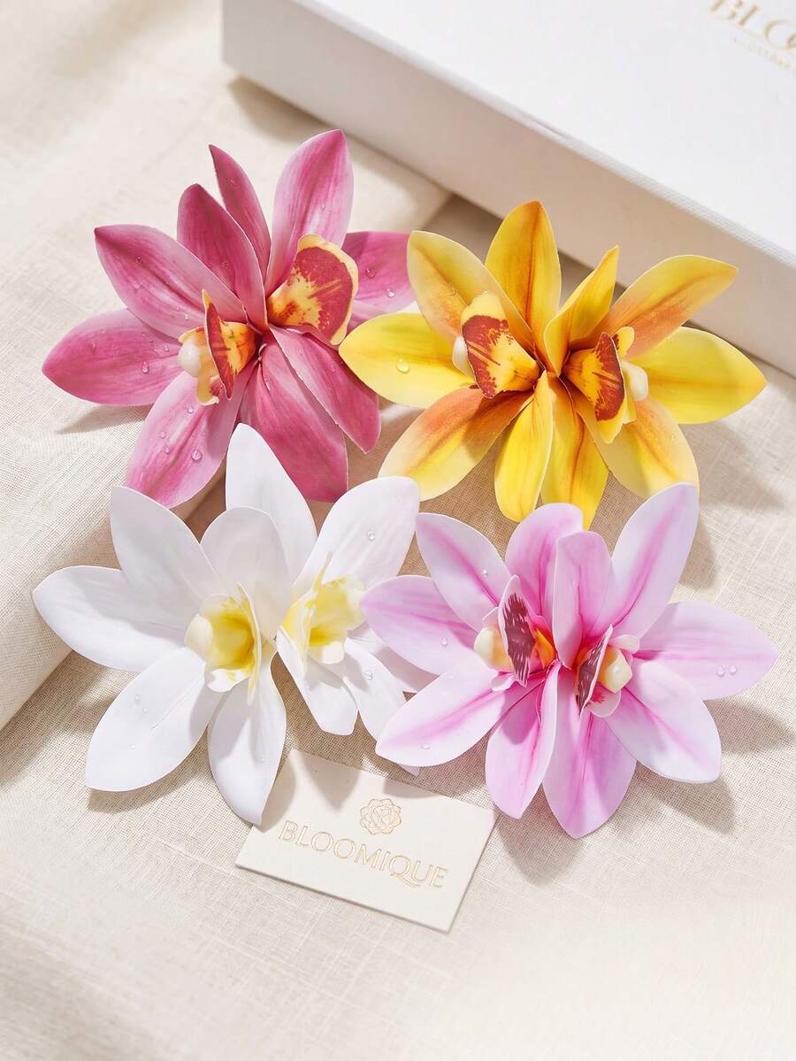 Hawaiian Hibiscus Flower Hair Clips