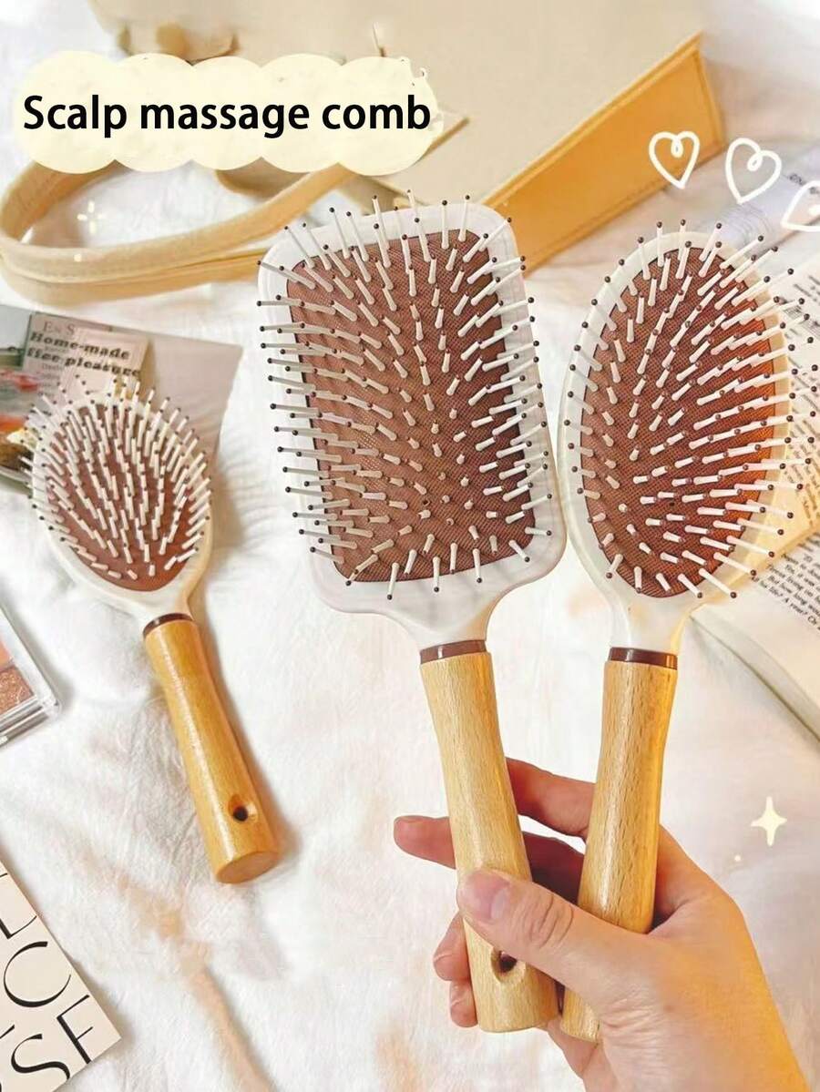 4-Piece Hair Brush & Comb Set