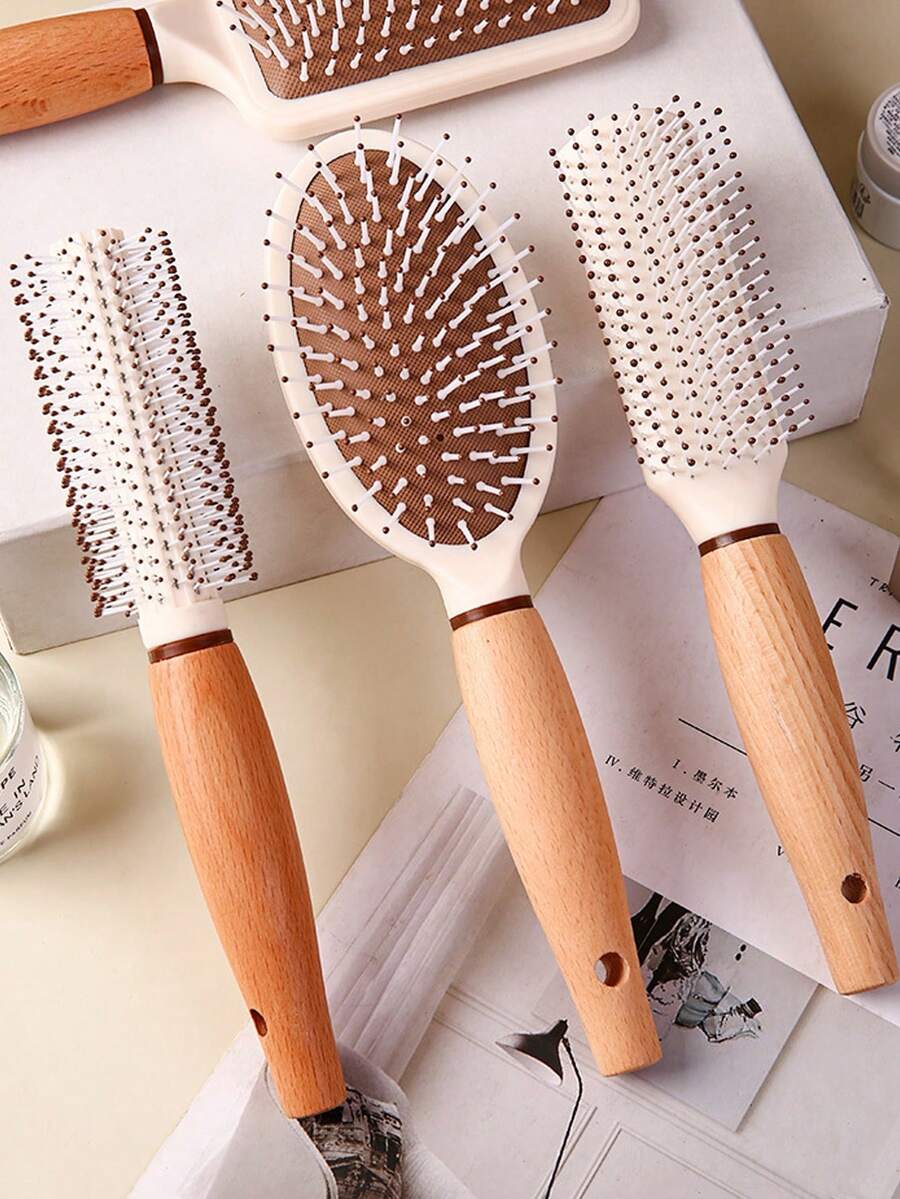 4-Piece Hair Brush & Comb Set
