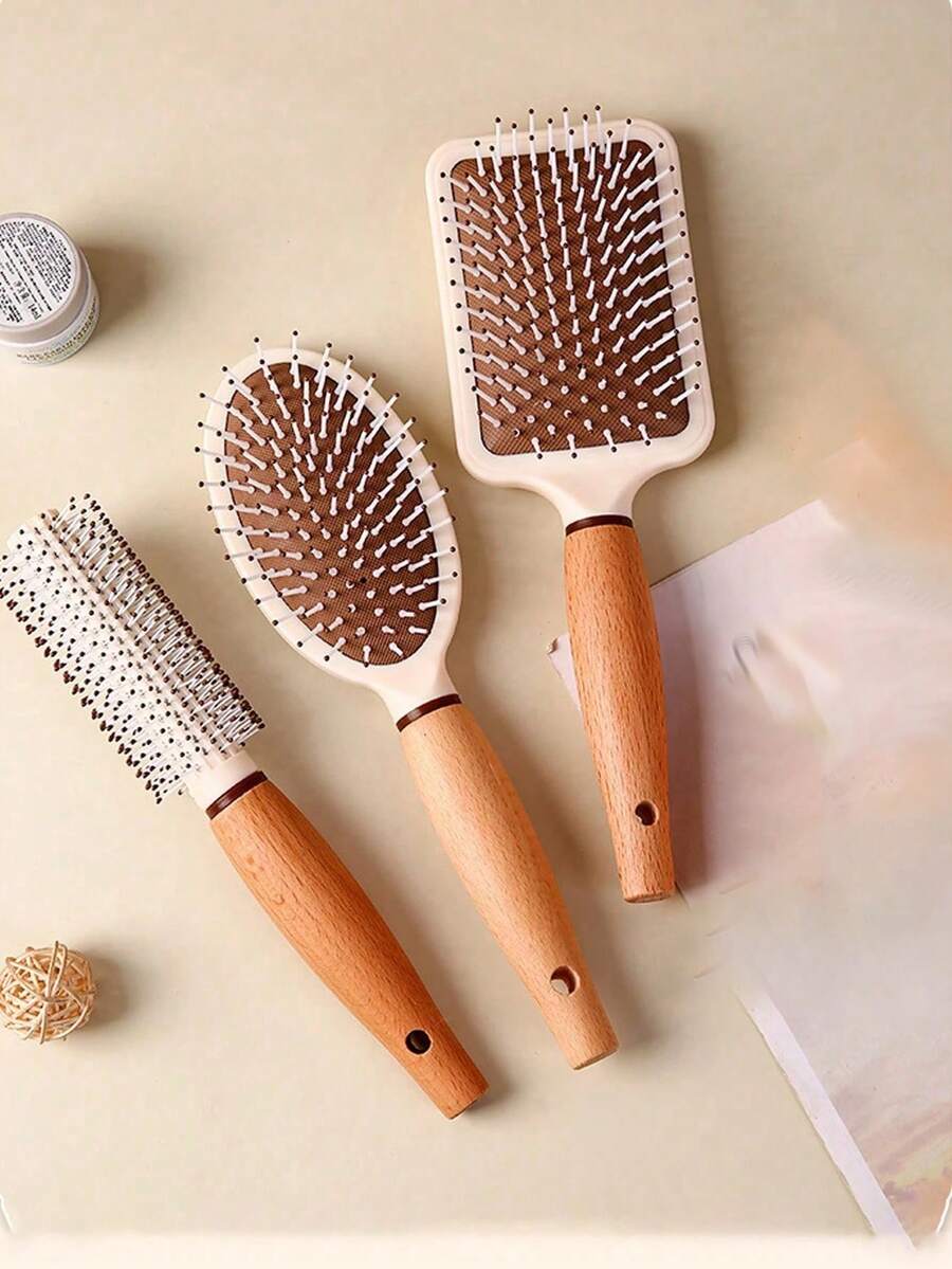 4-Piece Hair Brush & Comb Set