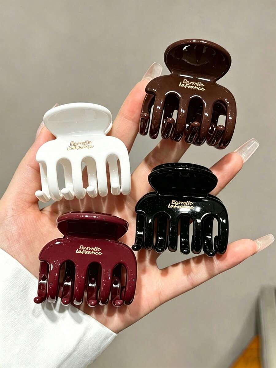 Square Plastic Hair Claw Clips