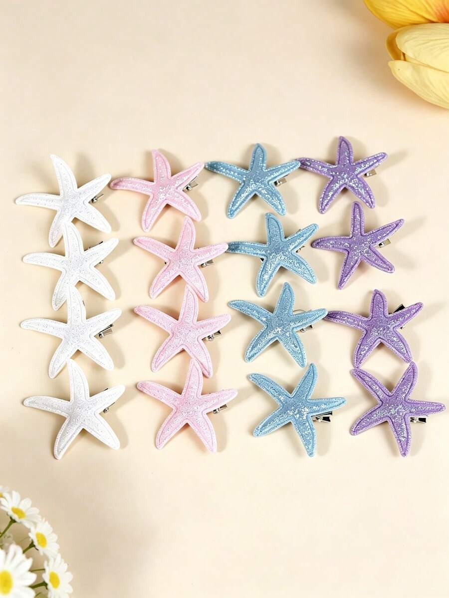 Vintage Starfish Hair Clips