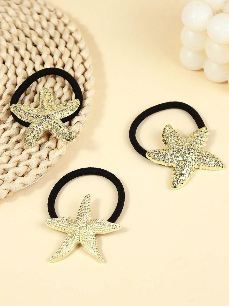 Vintage Starfish Hair Clips