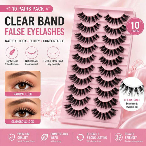 20Pc False Eyelash Set