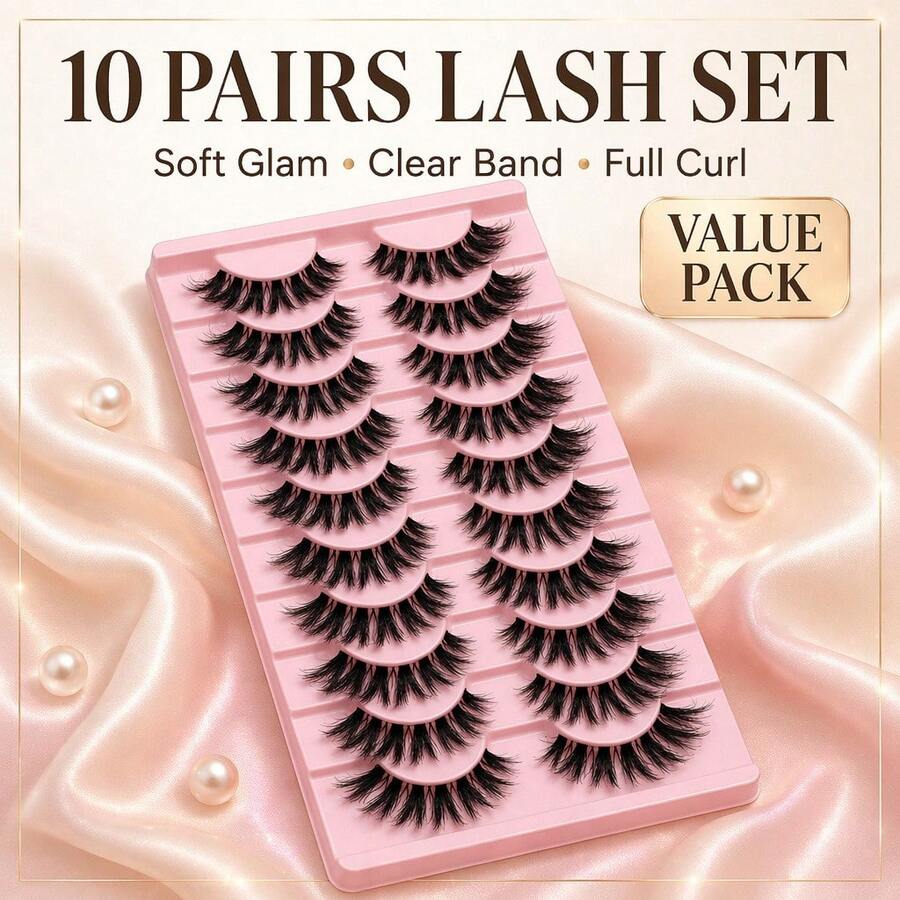 20Pc False Eyelash Set