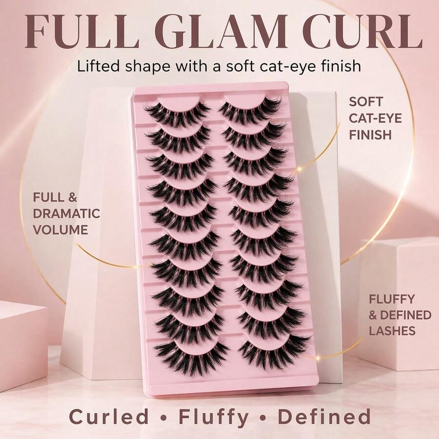 20Pc False Eyelash Set