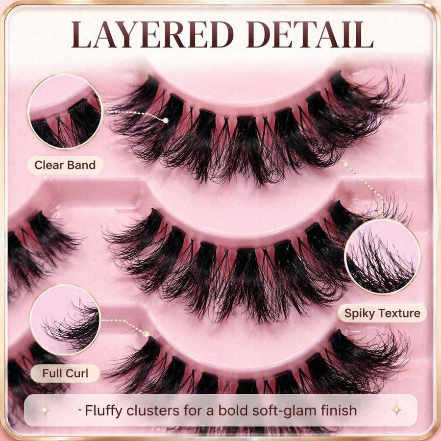 20Pc False Eyelash Set