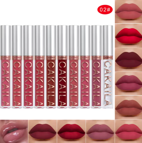10Pcs Matte Lip Gloss Set